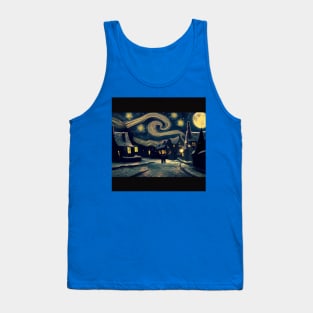 Starry Night Over Godric's Hollow Tank Top